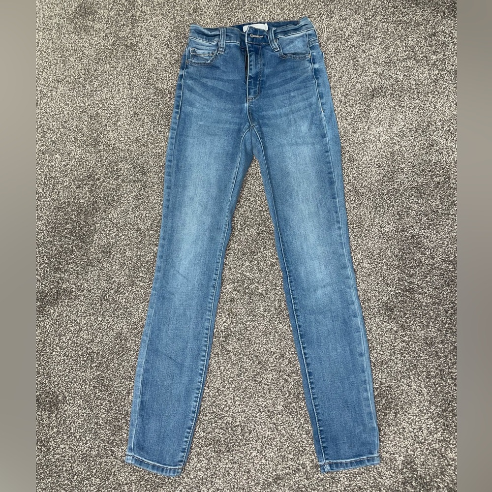 High-Ride Straight Jeans